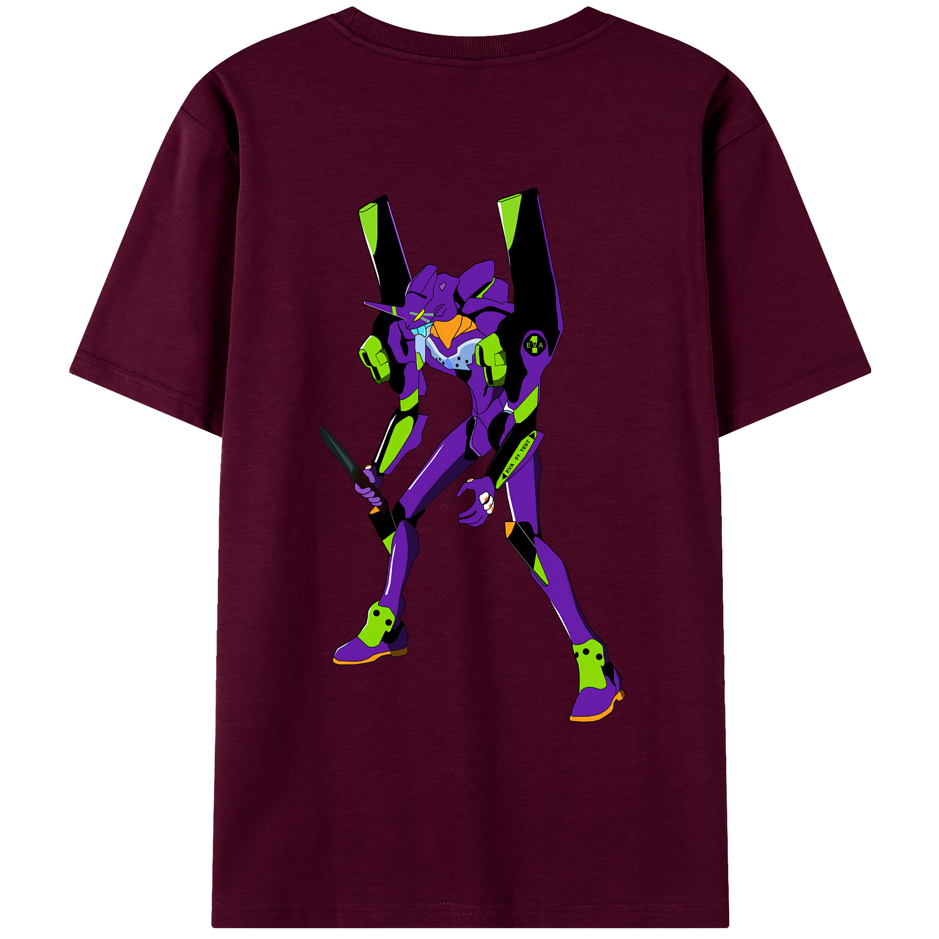（画像用） EVA 新世紀エヴァンゲリオン レディース半袖Tシャツ(バックプリント)